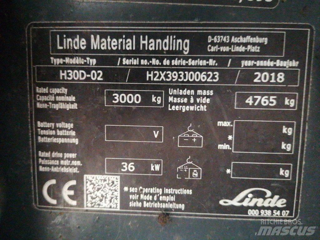 Linde H30D-02 ディーゼル・軽油