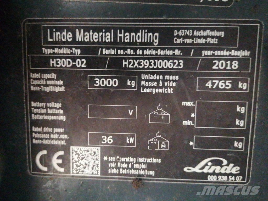 Linde H30D-02 ディーゼル・軽油
