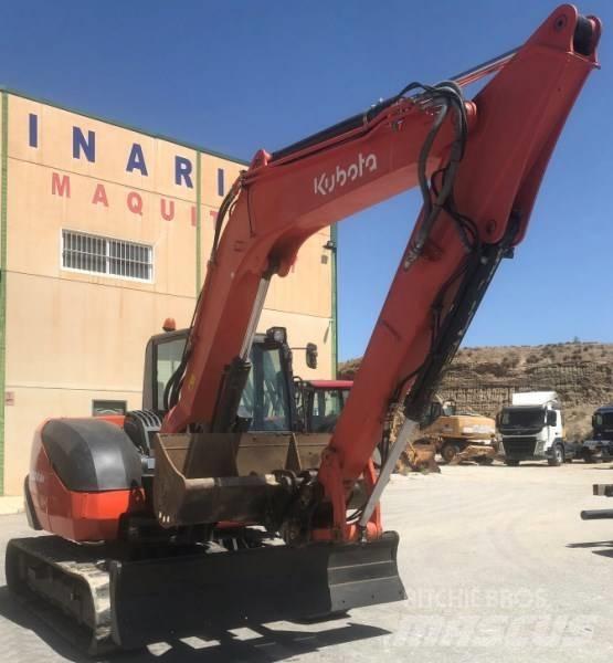 Kubota KX 080-4 中型油圧ショベル 7ｔ-12ｔ（ユンボ・パワーショベル・バックホー）