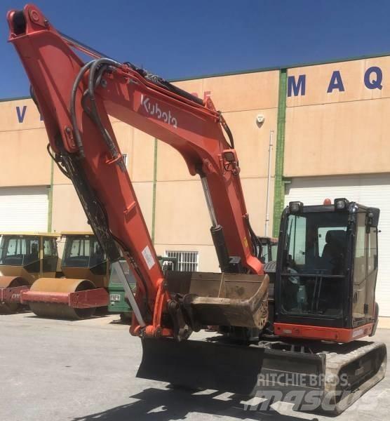 Kubota KX 080-4 中型油圧ショベル 7ｔ-12ｔ（ユンボ・パワーショベル・バックホー）