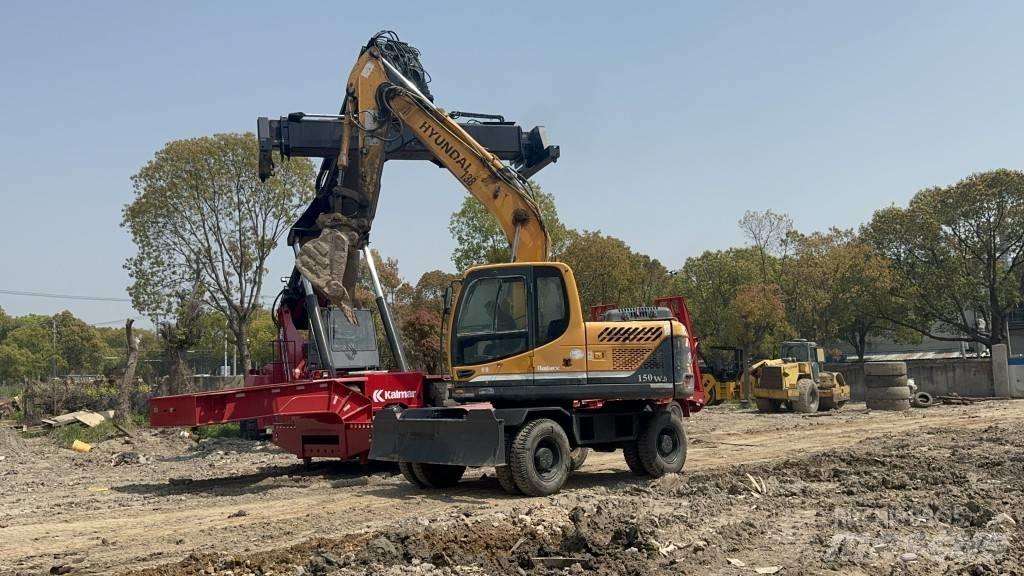 Hyundai R 150 W ホイール式油圧ショベル（パワーショベル・ユンボ・バックホー）