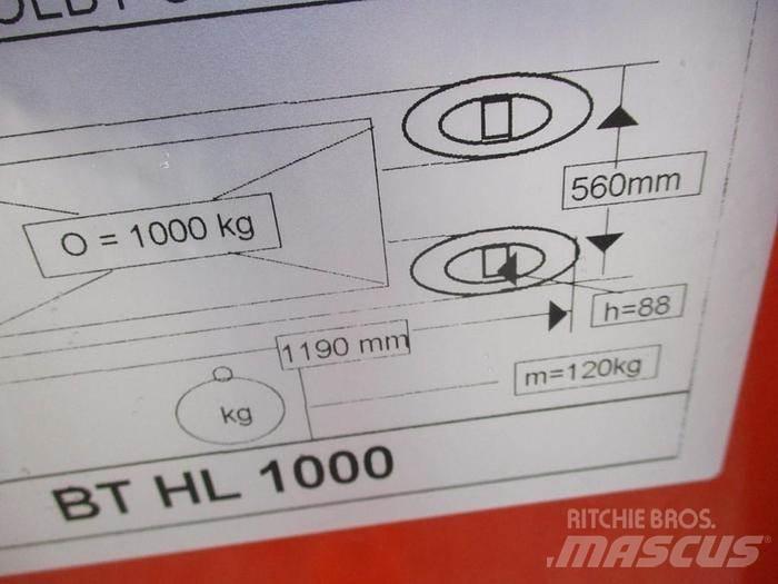 BT HL 1000 ウォーキンフォークリフト