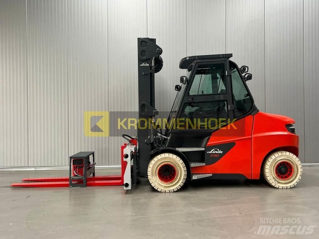 Linde E 80-900 バッテリーフォークリフト