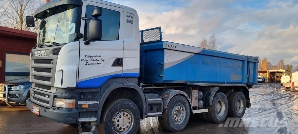 Scania R 480 8x4 スキップローダートラック