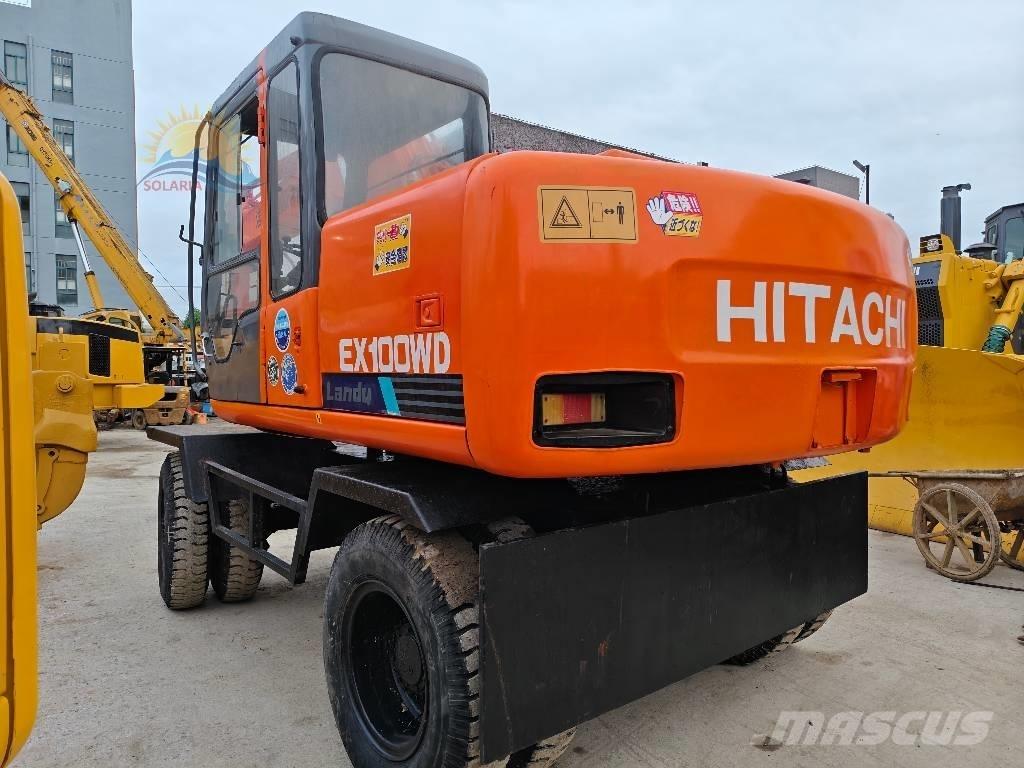Hitachi EX 100 W D ホイール式油圧ショベル（パワーショベル・ユンボ・バックホー）