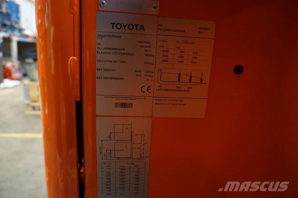 Toyota SSE160L 自走式スタッカー