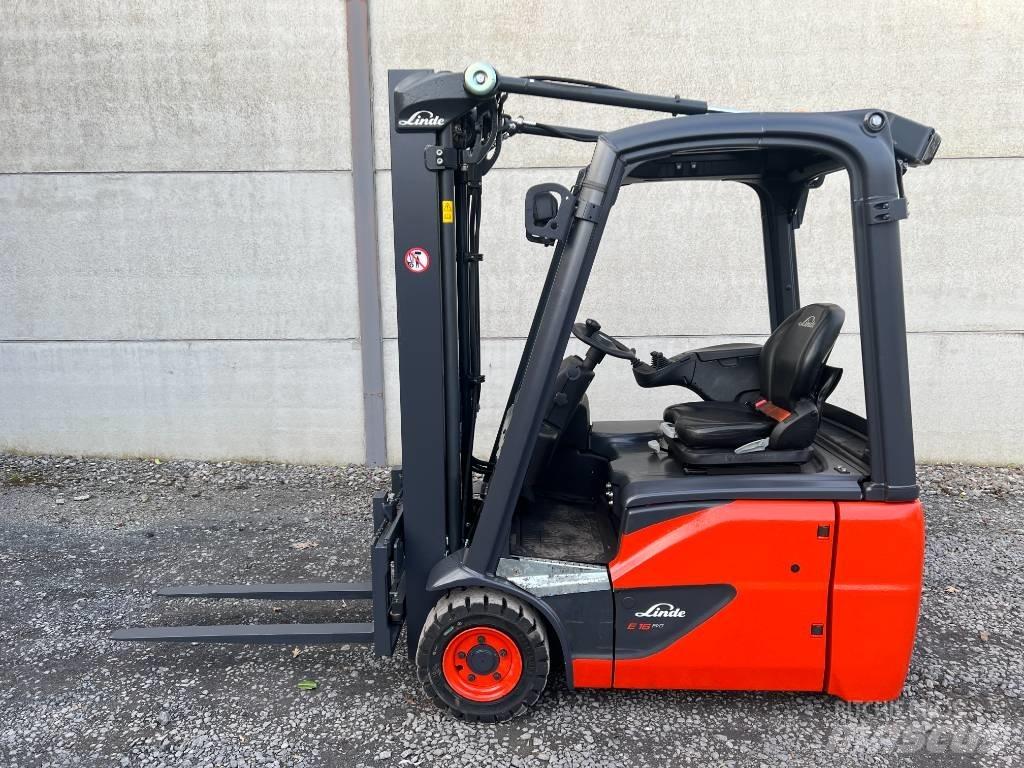 Linde E16-02 EVO バッテリーフォークリフト