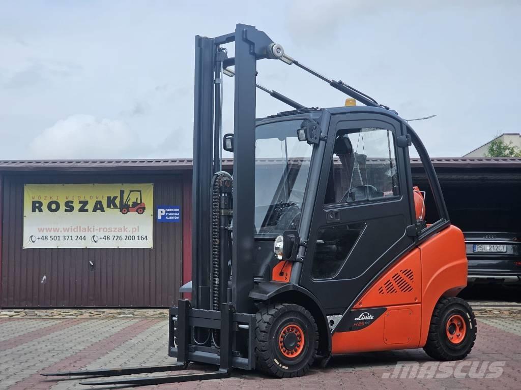 Linde H25T-02 LPGフォークリフト
