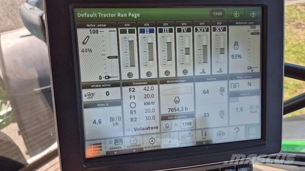 John Deere 6195 R トラクター