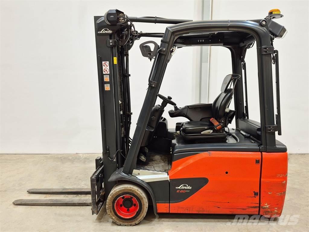 Linde E20L 02 386 バッテリーフォークリフト
