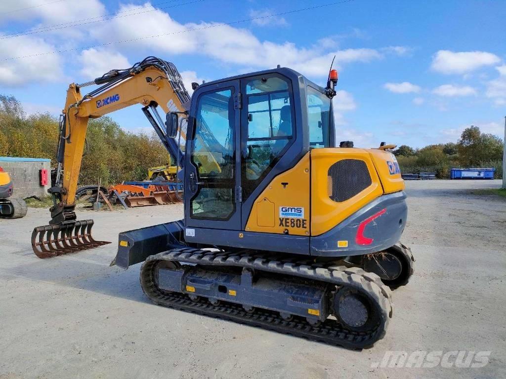 XCMG XE 80 E 中型油圧ショベル 7ｔ-12ｔ（ユンボ・パワーショベル・バックホー）