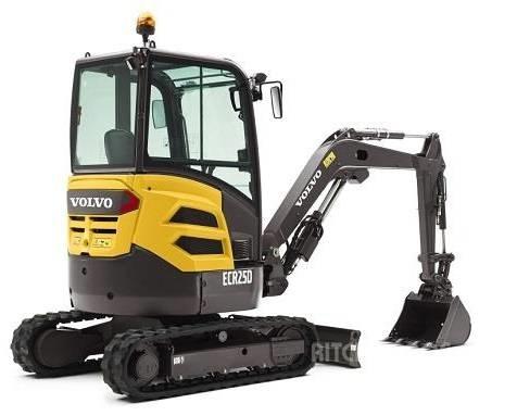 Volvo ECR 25 D ミニ油圧ショベル 7t以下（ミニユンボ・ミニディガー）