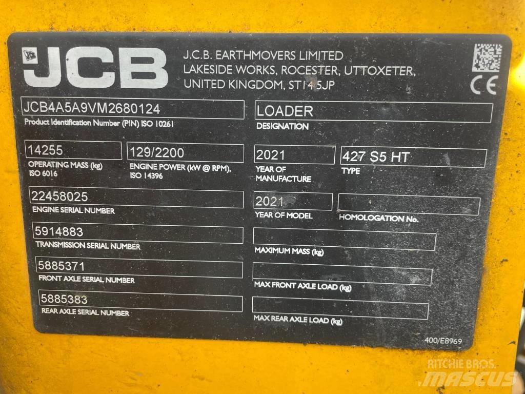 JCB 427 HT ホイールローダー・タイヤショベル