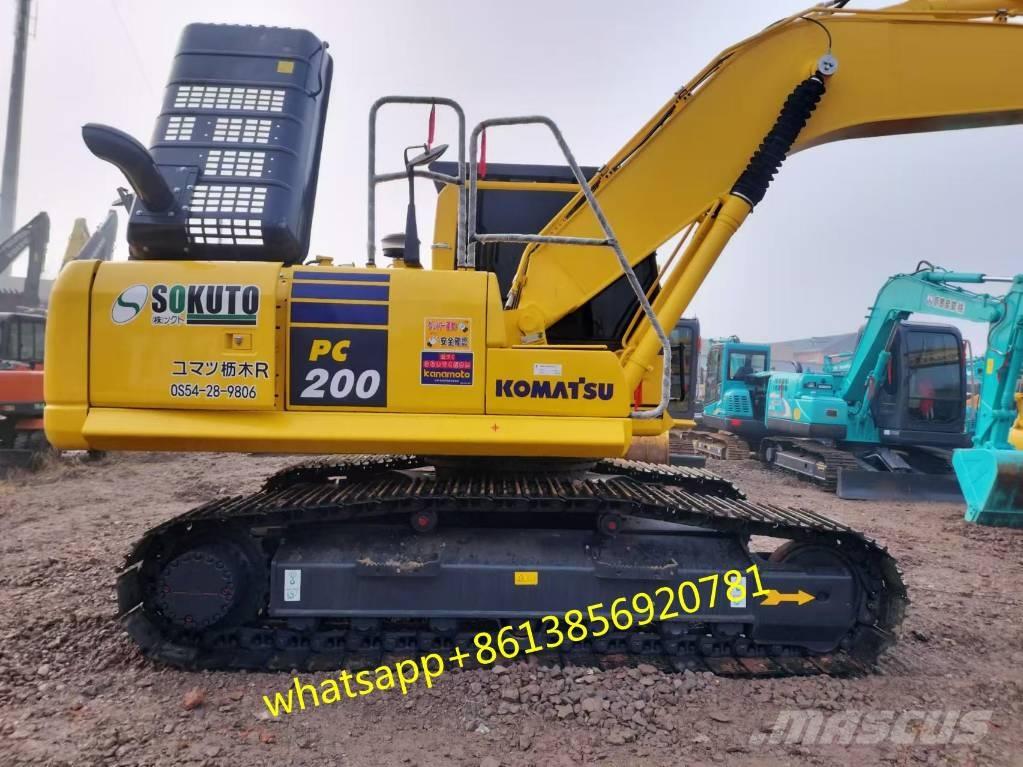 Komatsu PC 200-8 中型油圧ショベル 7ｔ-12ｔ（ユンボ・パワーショベル・バックホー）