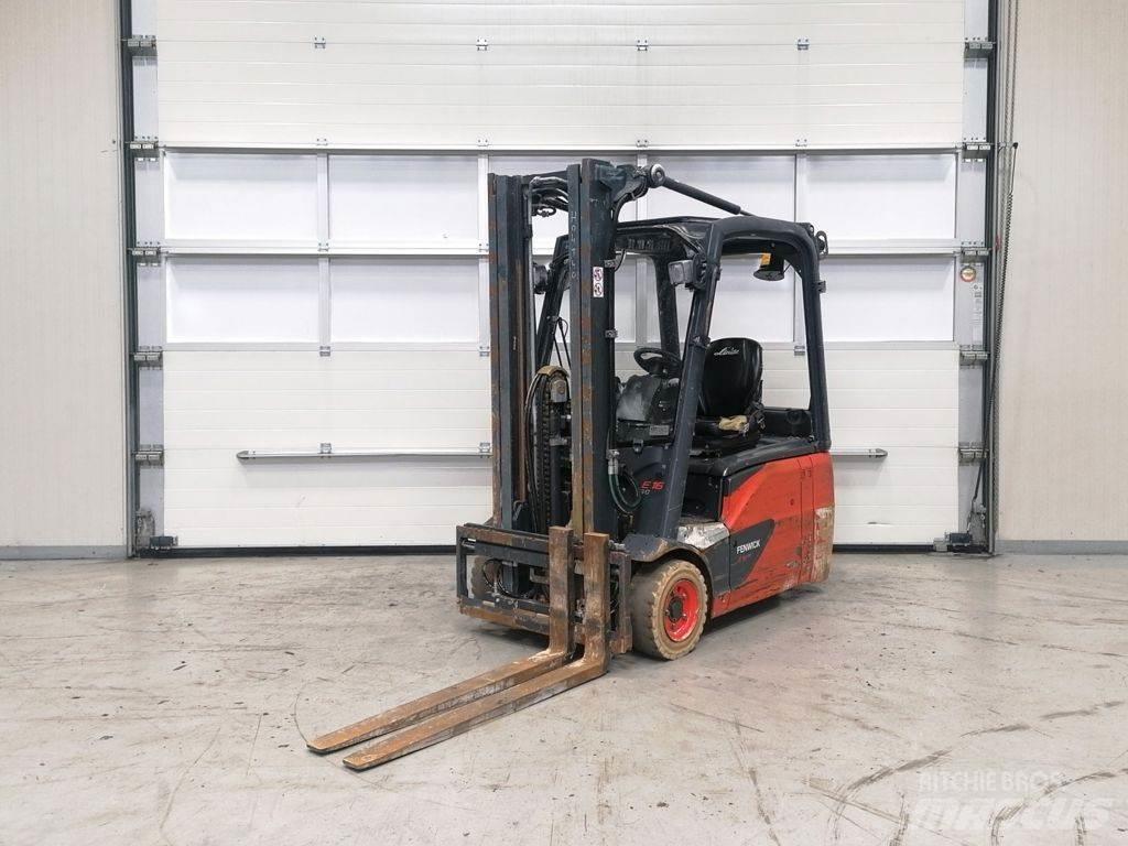 Linde E16-02 バッテリーフォークリフト