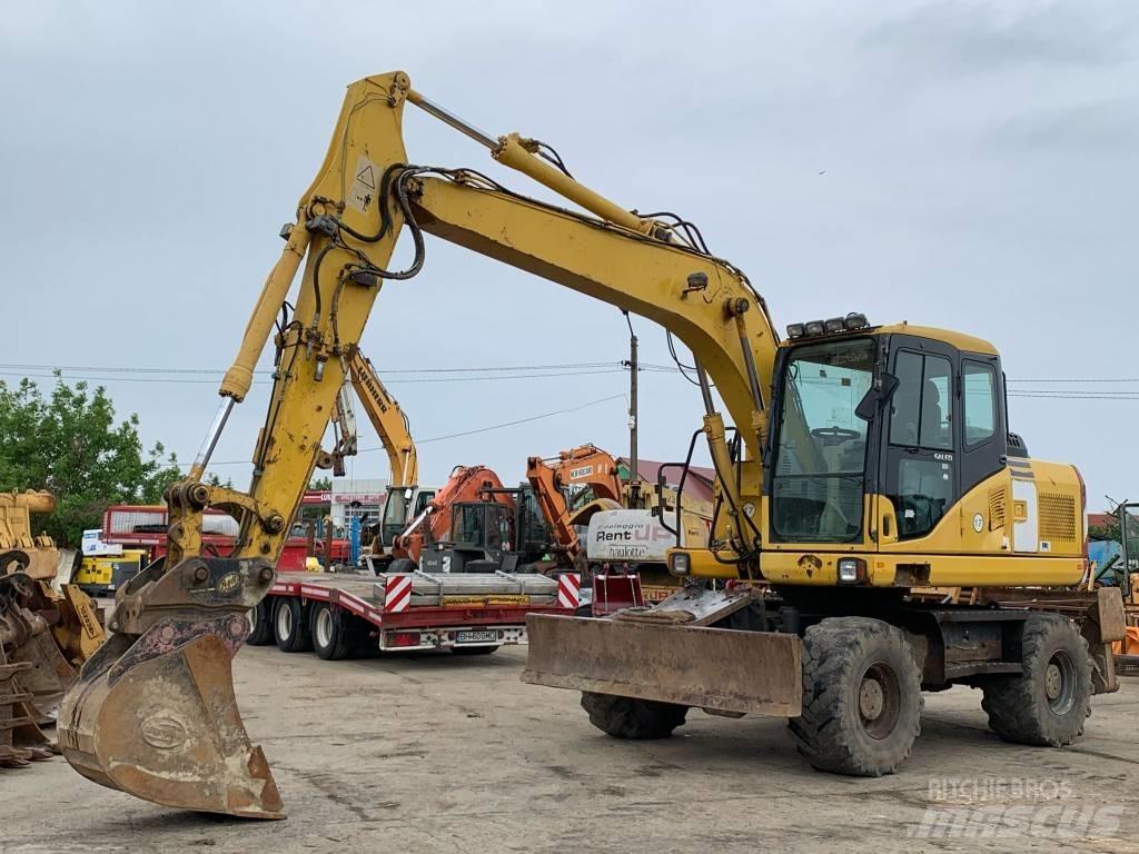 Komatsu PW 140-7 ホイール式油圧ショベル（パワーショベル・ユンボ・バックホー）