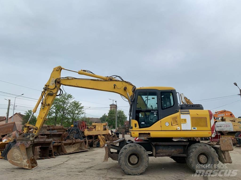 Komatsu PW 140-7 ホイール式油圧ショベル（パワーショベル・ユンボ・バックホー）