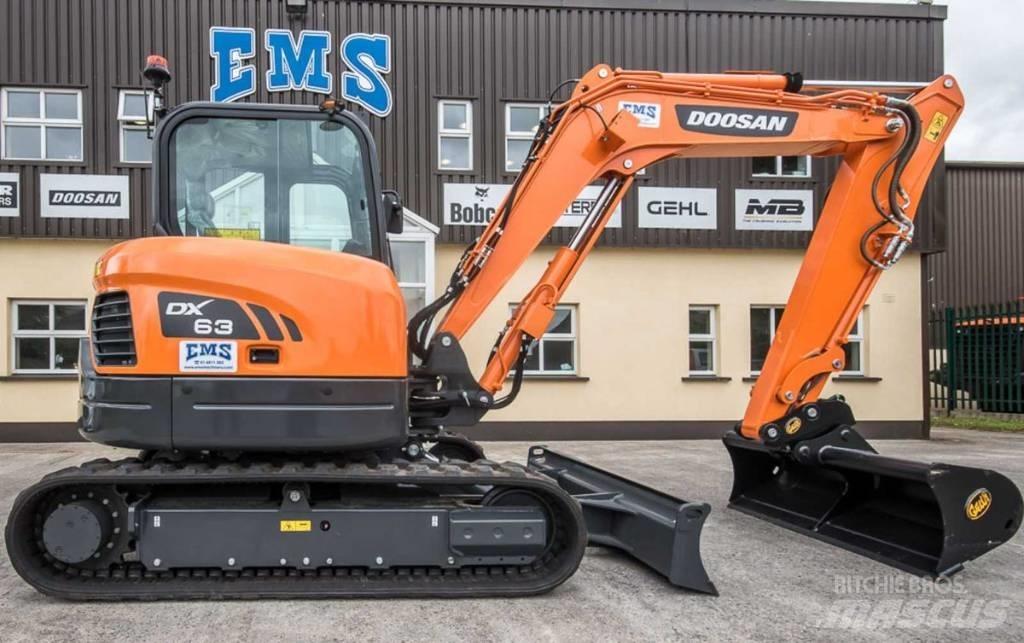 Doosan DX 63-3 ミニ油圧ショベル 7t以下（ミニユンボ・ミニディガー）