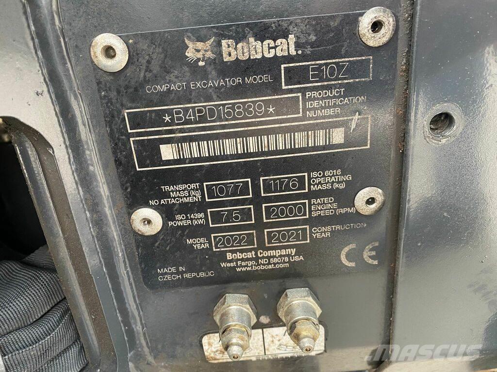 Bobcat e10z 2022 ミニ油圧ショベル 7t以下（ミニユンボ・ミニディガー）