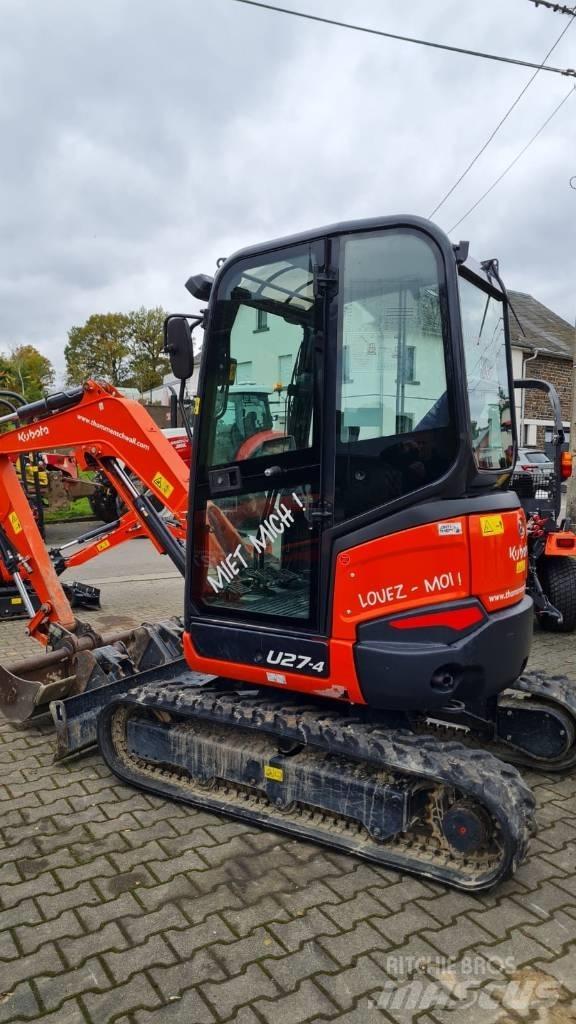 Kubota U 27-4 ミニ油圧ショベル 7t以下（ミニユンボ・ミニディガー）