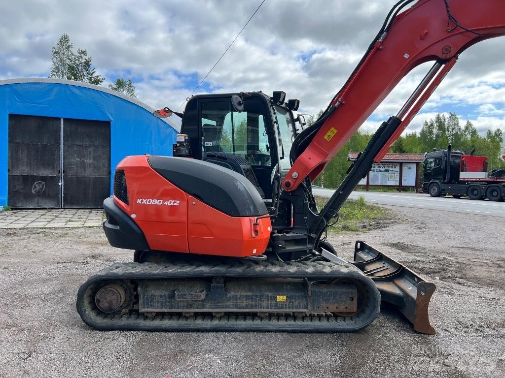 Kubota kx080-4a2 中型油圧ショベル 7ｔ-12ｔ（ユンボ・パワーショベル・バックホー）