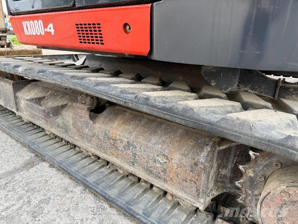 Kubota KX 080-4 中型油圧ショベル 7ｔ-12ｔ（ユンボ・パワーショベル・バックホー）