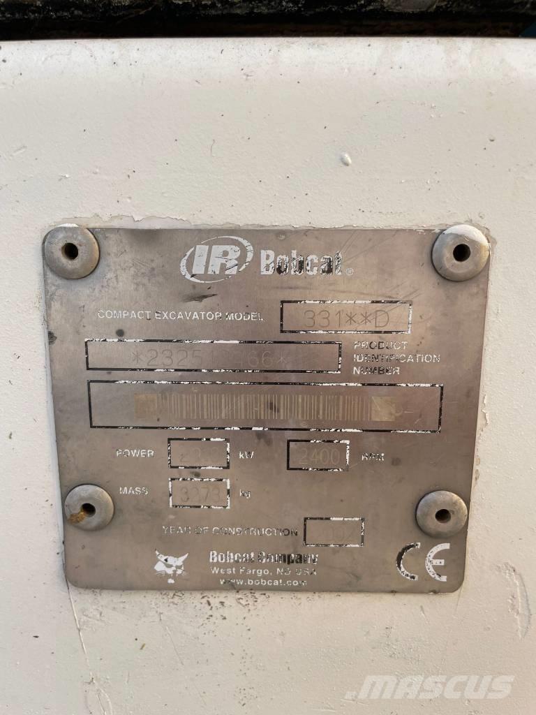 Bobcat 331 ミニ油圧ショベル 7t以下（ミニユンボ・ミニディガー）