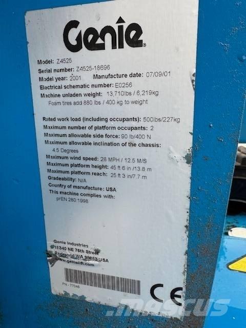Genie Z 45/25 ブームリフト　屈伸型