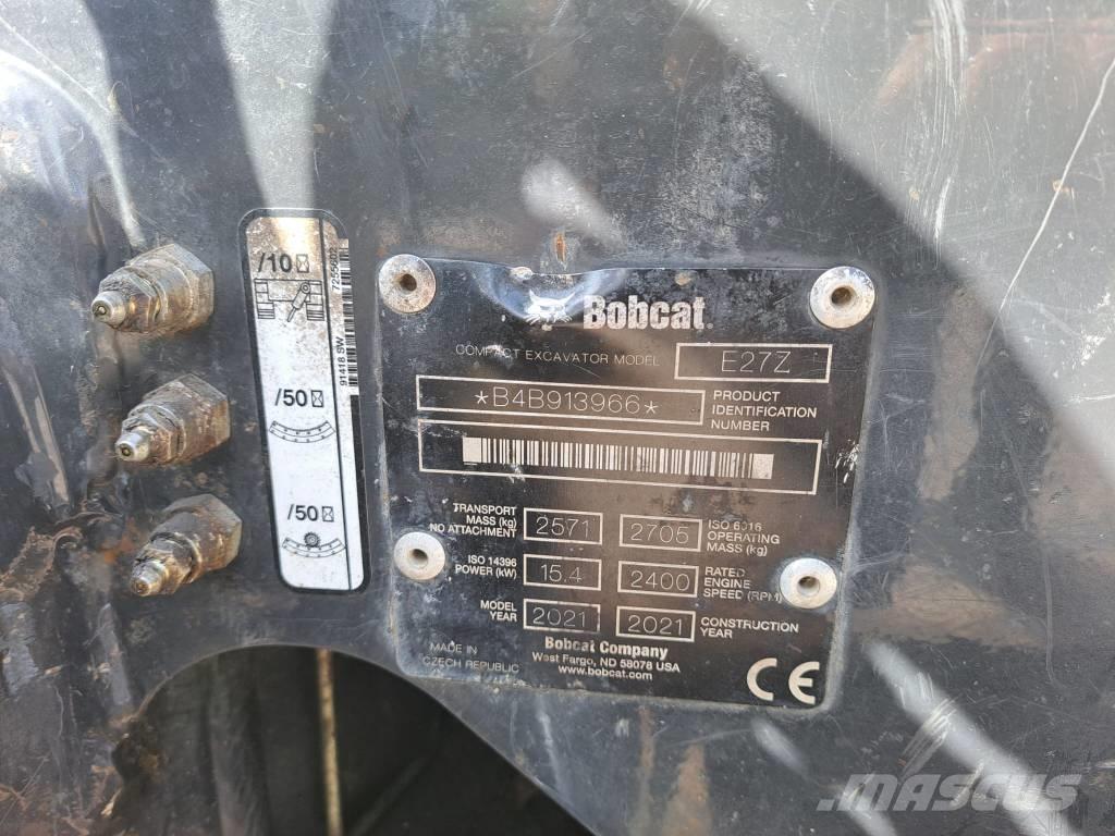 Bobcat E 27 Z ミニ油圧ショベル 7t以下（ミニユンボ・ミニディガー）