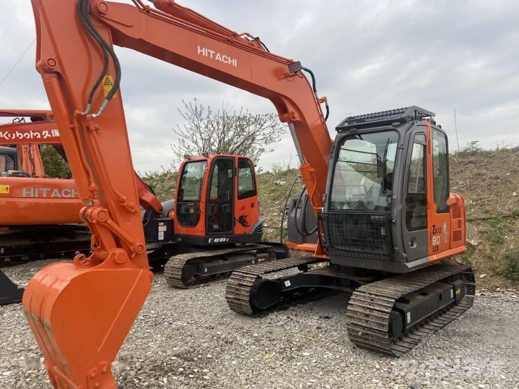 Hitachi ZX 80 中型油圧ショベル 7ｔ-12ｔ（ユンボ・パワーショベル・バックホー）