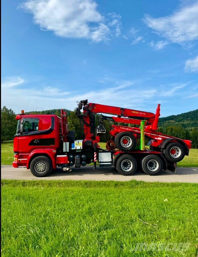 Scania R580 V8 6x4 木材トラック