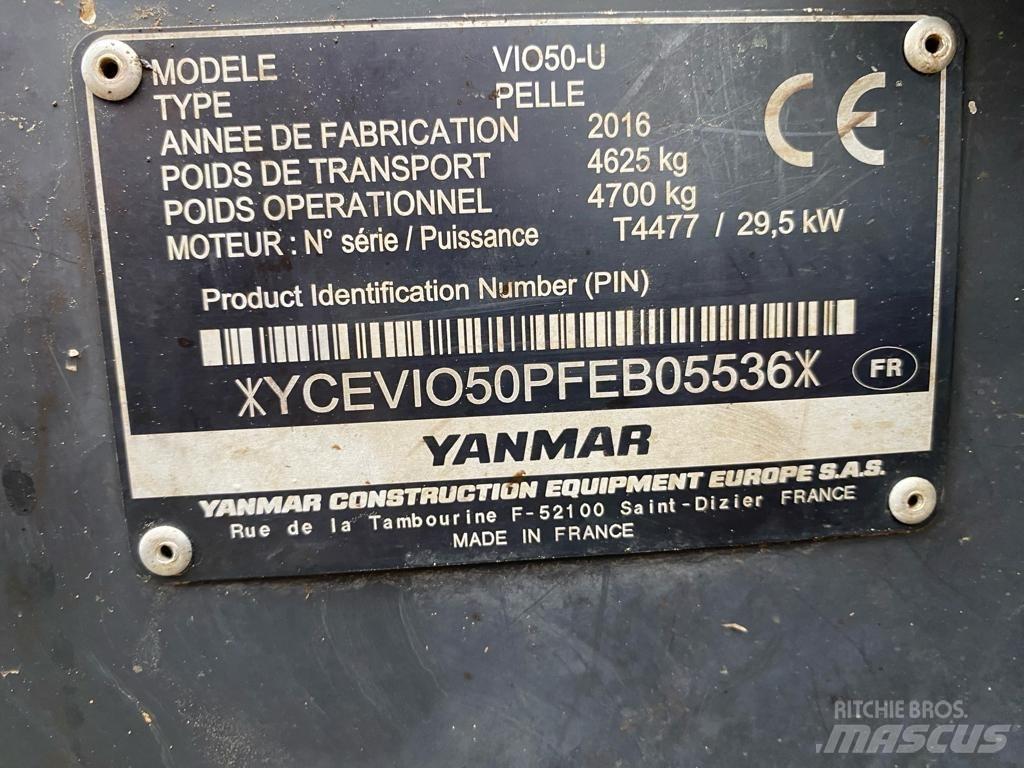 Yanmar Vio 50 U ミニ油圧ショベル 7t以下（ミニユンボ・ミニディガー）