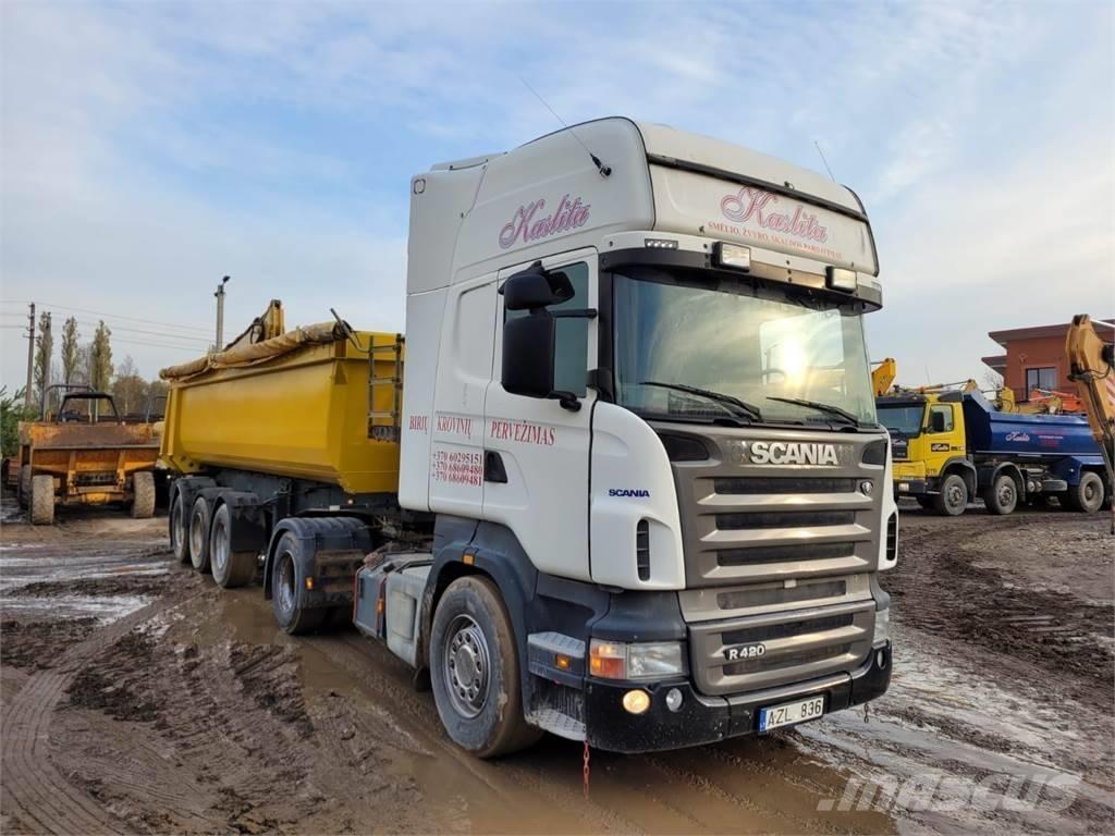 Scania R 420 中古トラクターヘッド | トレーラーヘッド