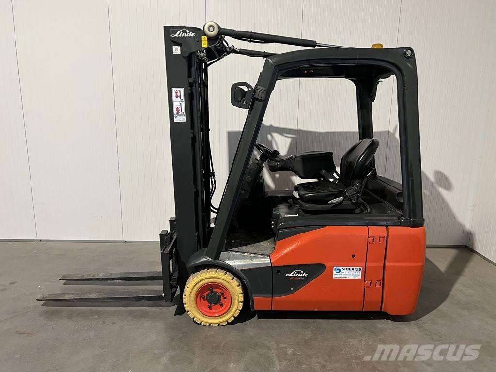 Linde E18-02 バッテリーフォークリフト