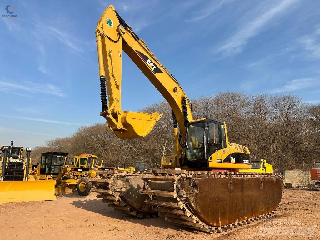 CAT 320 C L 水陸両用油圧ショベル、ユンボ