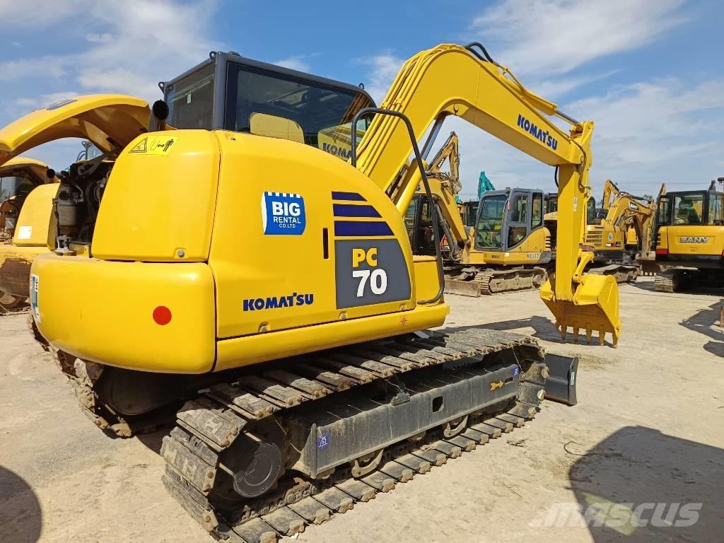 Komatsu PC 70 中型油圧ショベル 7ｔ-12ｔ（ユンボ・パワーショベル・バックホー）