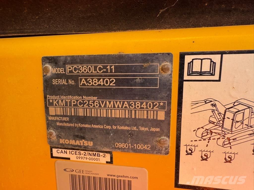 Komatsu PC360LC-11 大型油圧ショベル12t以上（パワーショベル・ユンボ）