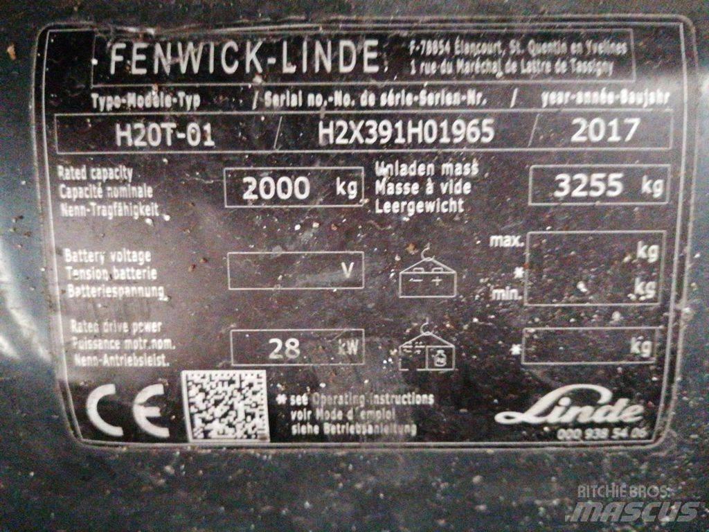 Linde H20T-01 LPGフォークリフト