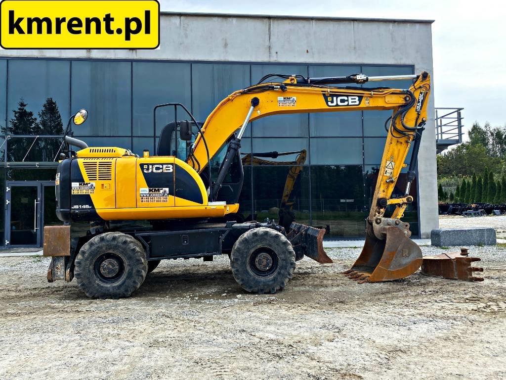 JCB JS 145 W ホイール式油圧ショベル（パワーショベル・ユンボ・バックホー）