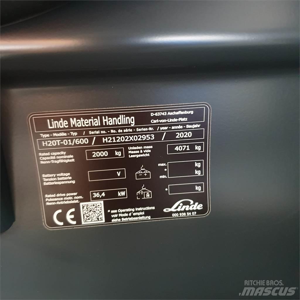 Linde H20T/600 LPGフォークリフト