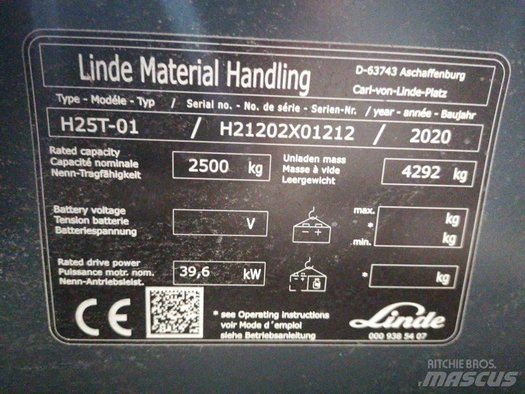 Linde H25T-01 バッテリーフォークリフト