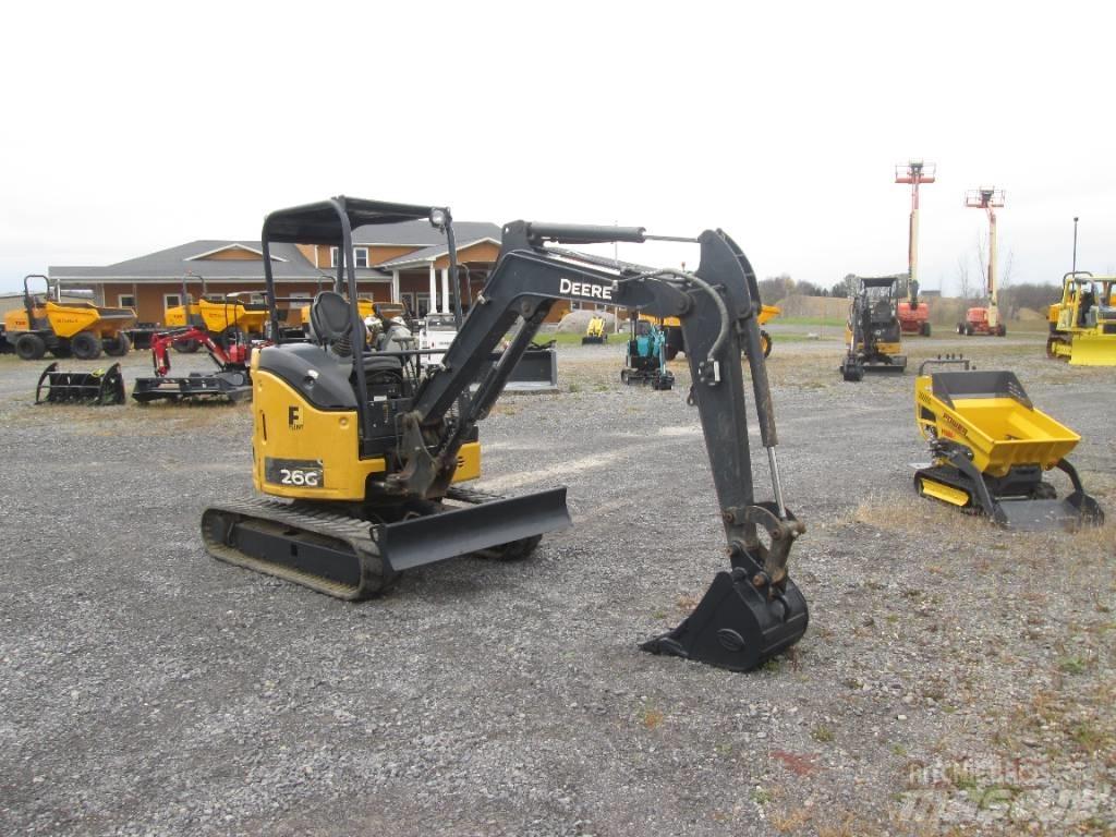 John Deere 26G ミニ油圧ショベル 7t以下（ミニユンボ・ミニディガー）