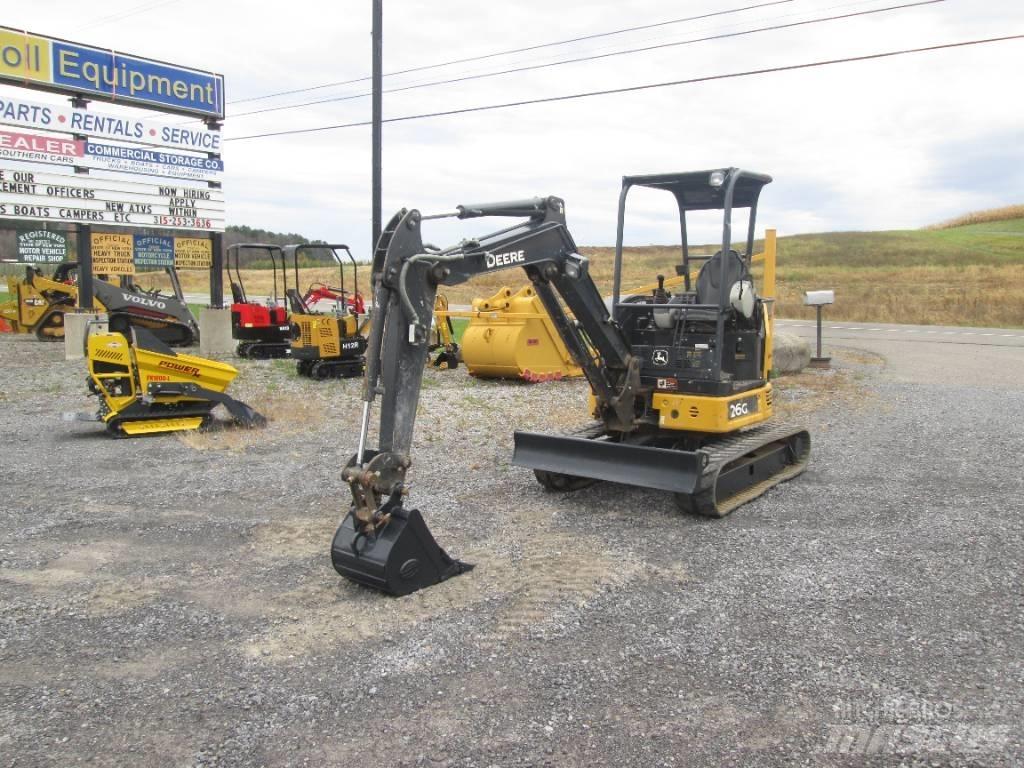 John Deere 26G ミニ油圧ショベル 7t以下（ミニユンボ・ミニディガー）