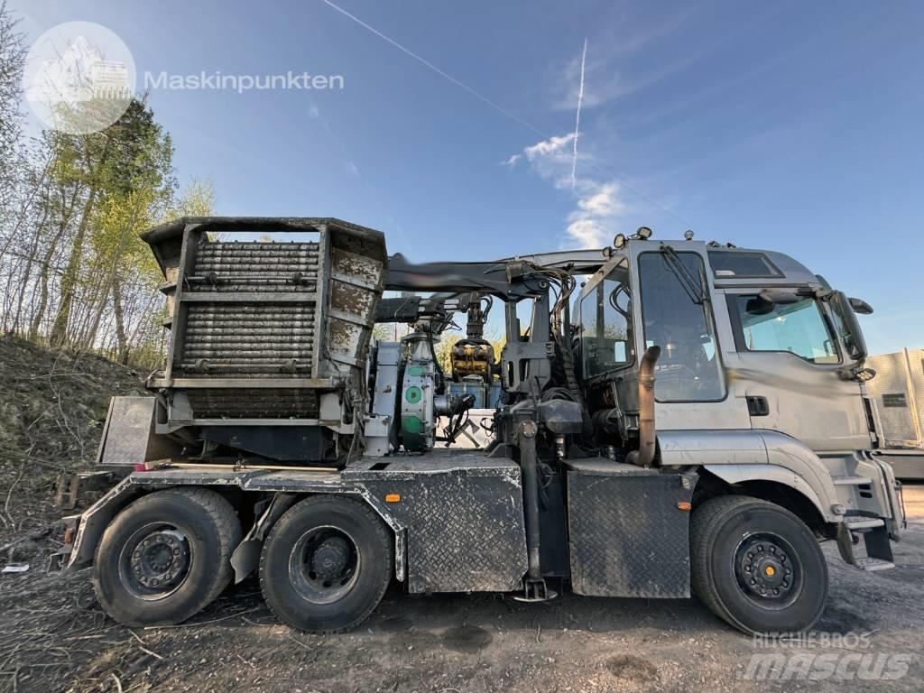 MAN TGS 28.480 ウッドチップ運搬用トラック