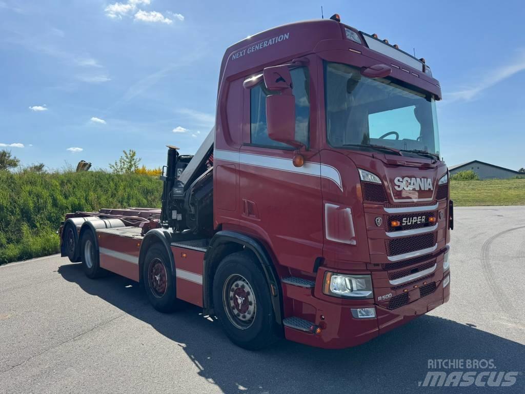 Scania R 500 CB クレーントラック、ユニック車