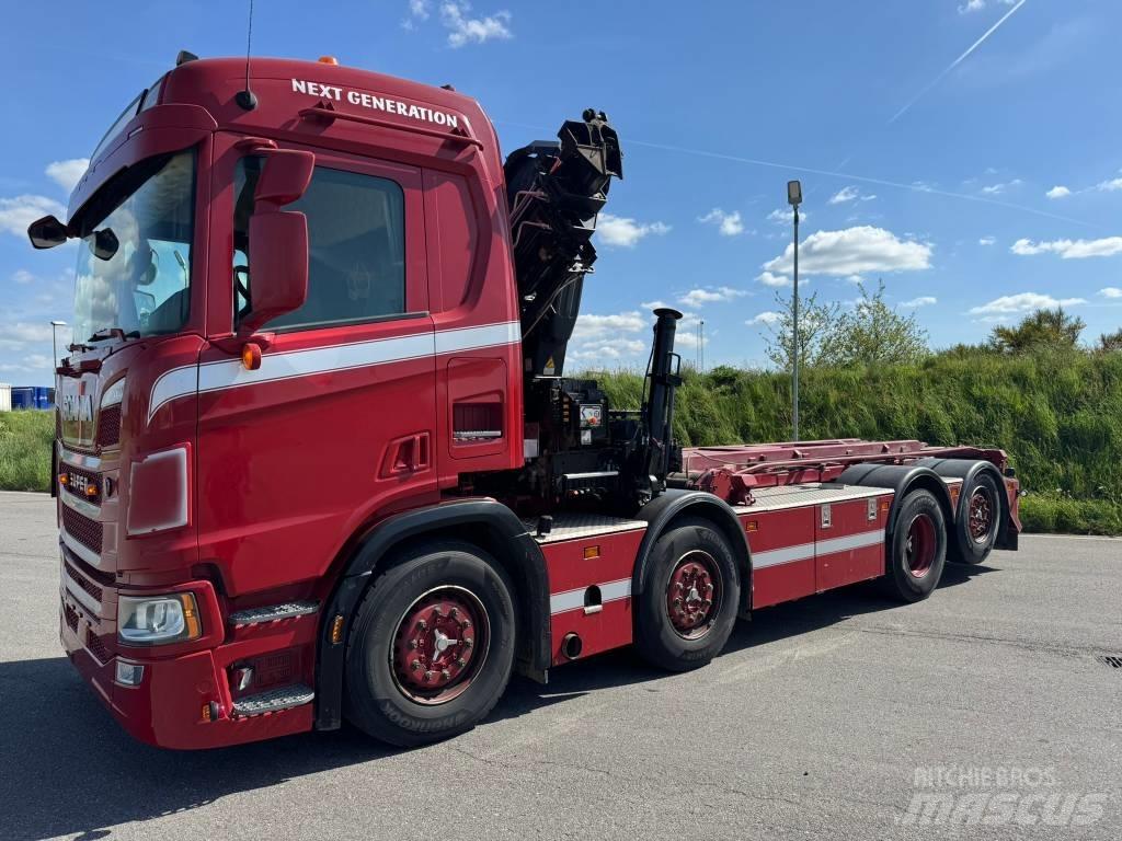 Scania R 500 CB クレーントラック、ユニック車
