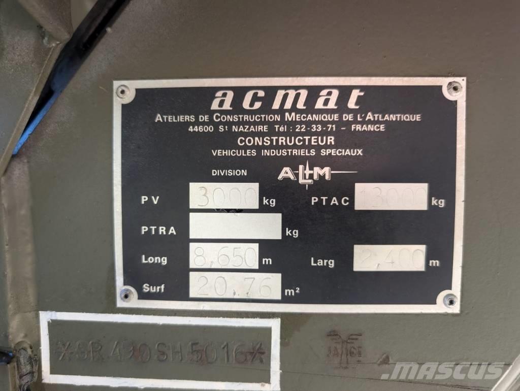 Acmat 13T 車両運搬用トレーラー