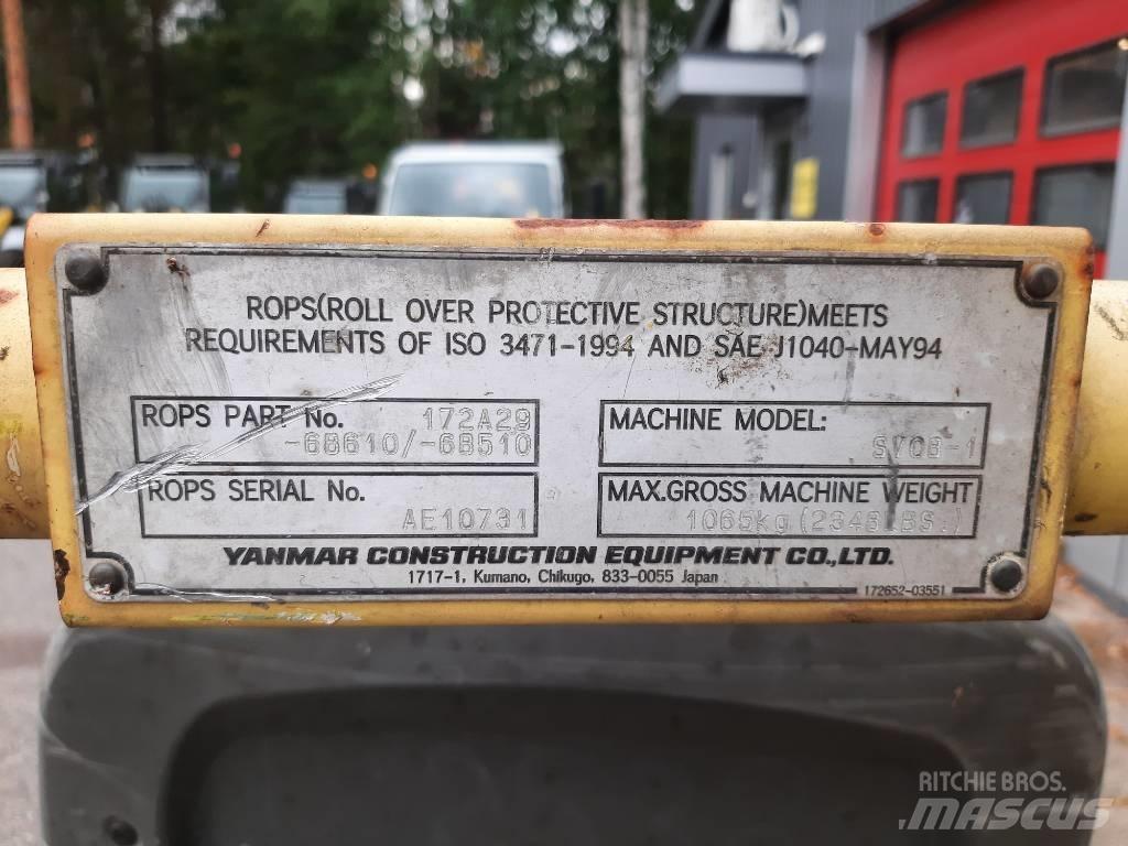 Yanmar SV 08-1 ミニ油圧ショベル 7t以下（ミニユンボ・ミニディガー）
