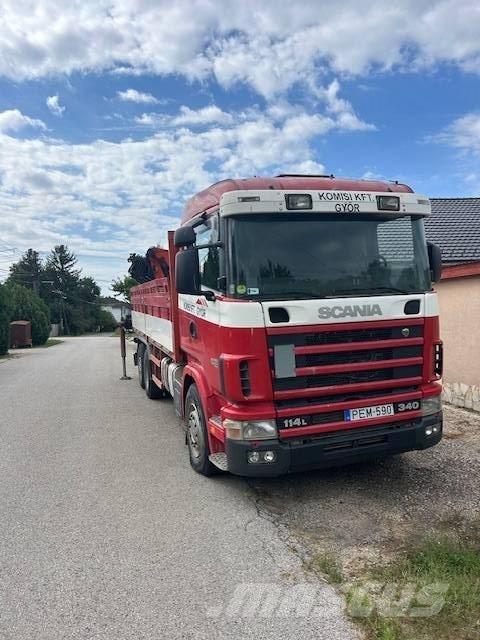 Scania R 114 クレーントラック、ユニック車