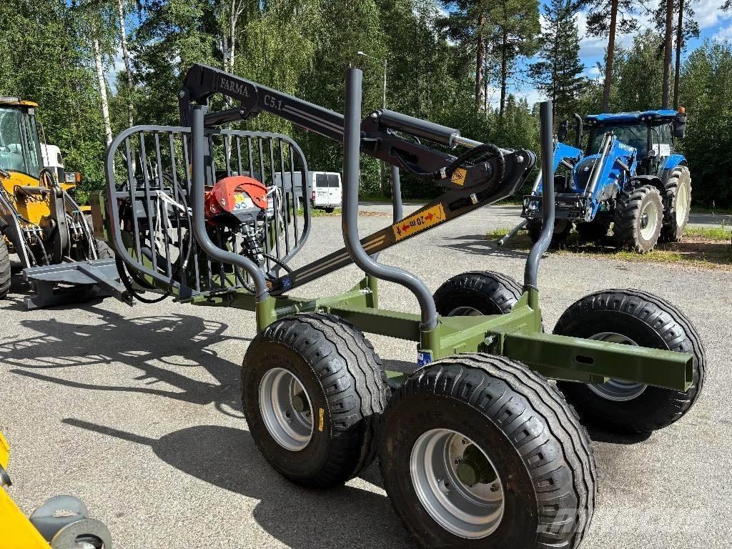 Farma T7 ja C 5.1D 林業トレーラー